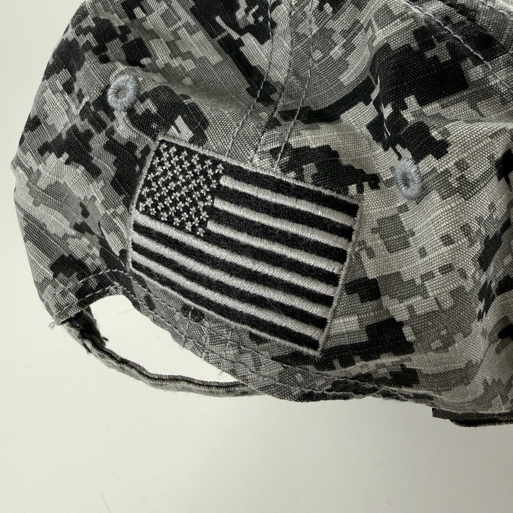 University of Michigan Wolverines '47 Digital Camo Hat OHT Black USA Flag OSFA - Picture 8 of 13